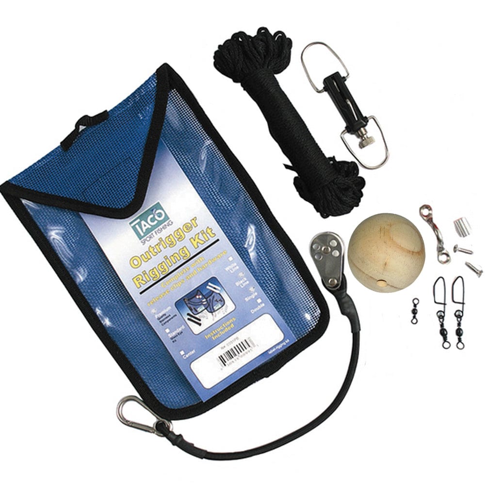 TACO Premium Center Rigging Kit f/Up to 25' Pole [RK-0001PCB] - The Happy Skipper
