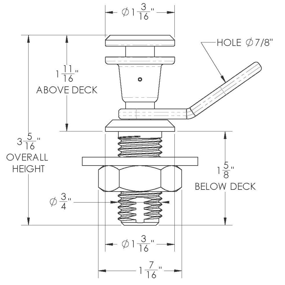 TACO Quick Release Fender Lock Kit [F16-0200-1] - The Happy Skipper
