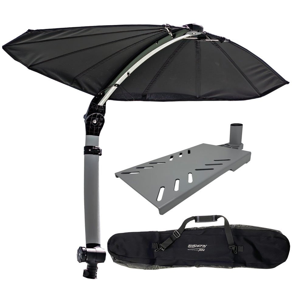 TACO ShadeFin Mini w/Black Fabric - Bag Swivel Seat Mount Kit [T10-4000-4] - The Happy Skipper