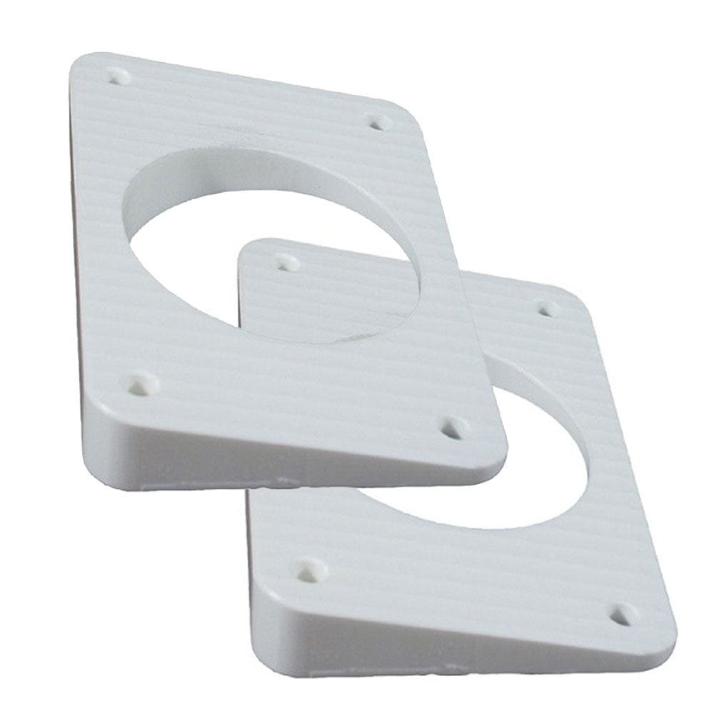 TACO Wedge Plates f/Grand Slam Outriggers - White [WP-150WHA-1] - The Happy Skipper