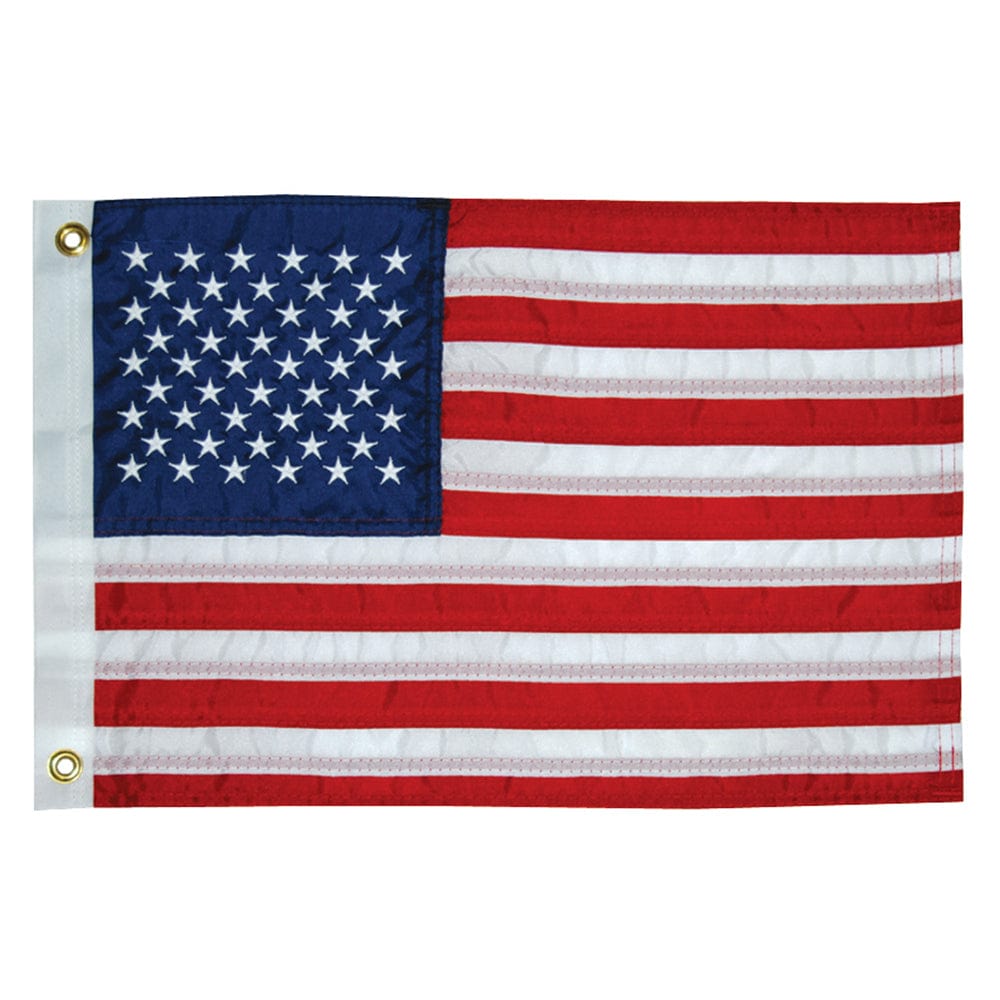 Taylor Made 12" x 18" Deluxe Sewn 50 Star Flag [8418] - The Happy Skipper