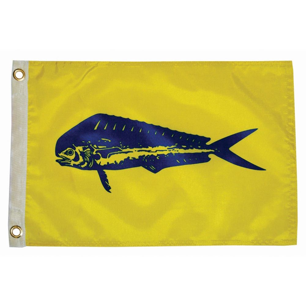 Taylor Made 12" x 18" Dolphin Flag [4218] - The Happy Skipper