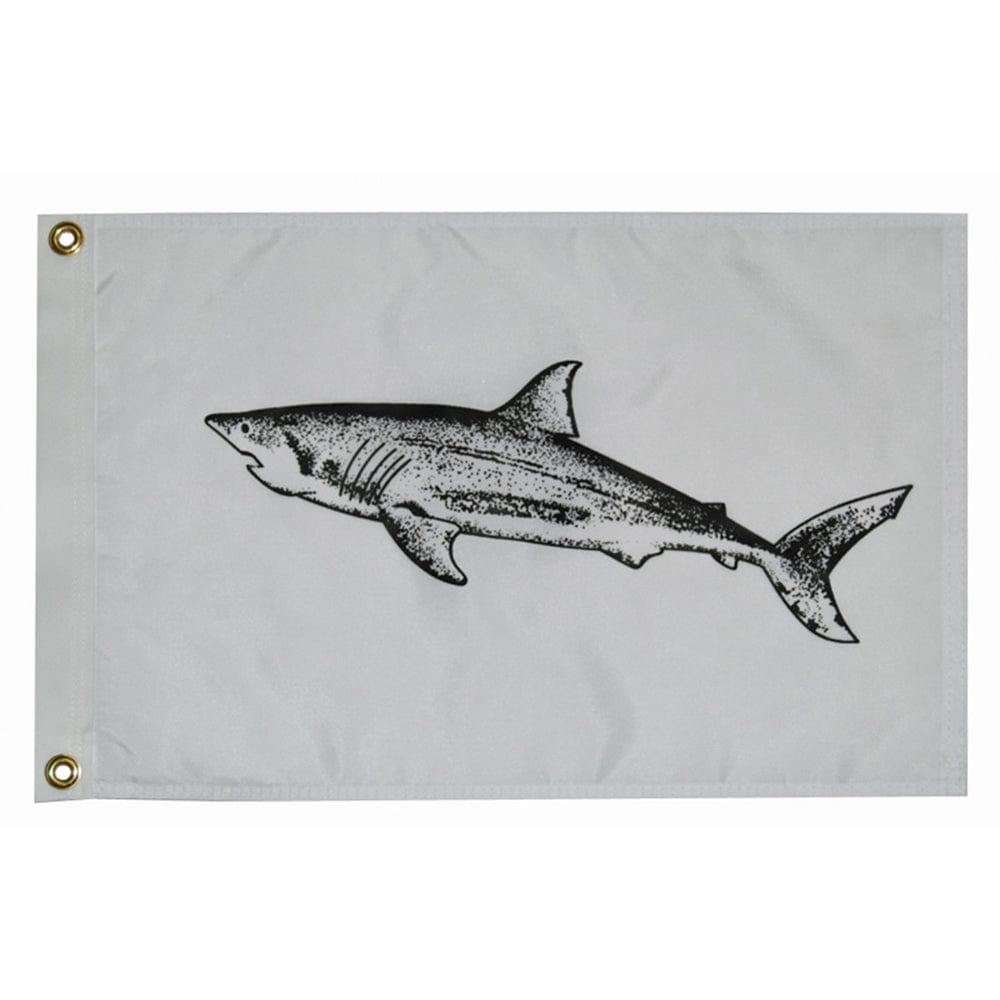 Taylor Made 12" x 18" Shark Flag [3218] - The Happy Skipper