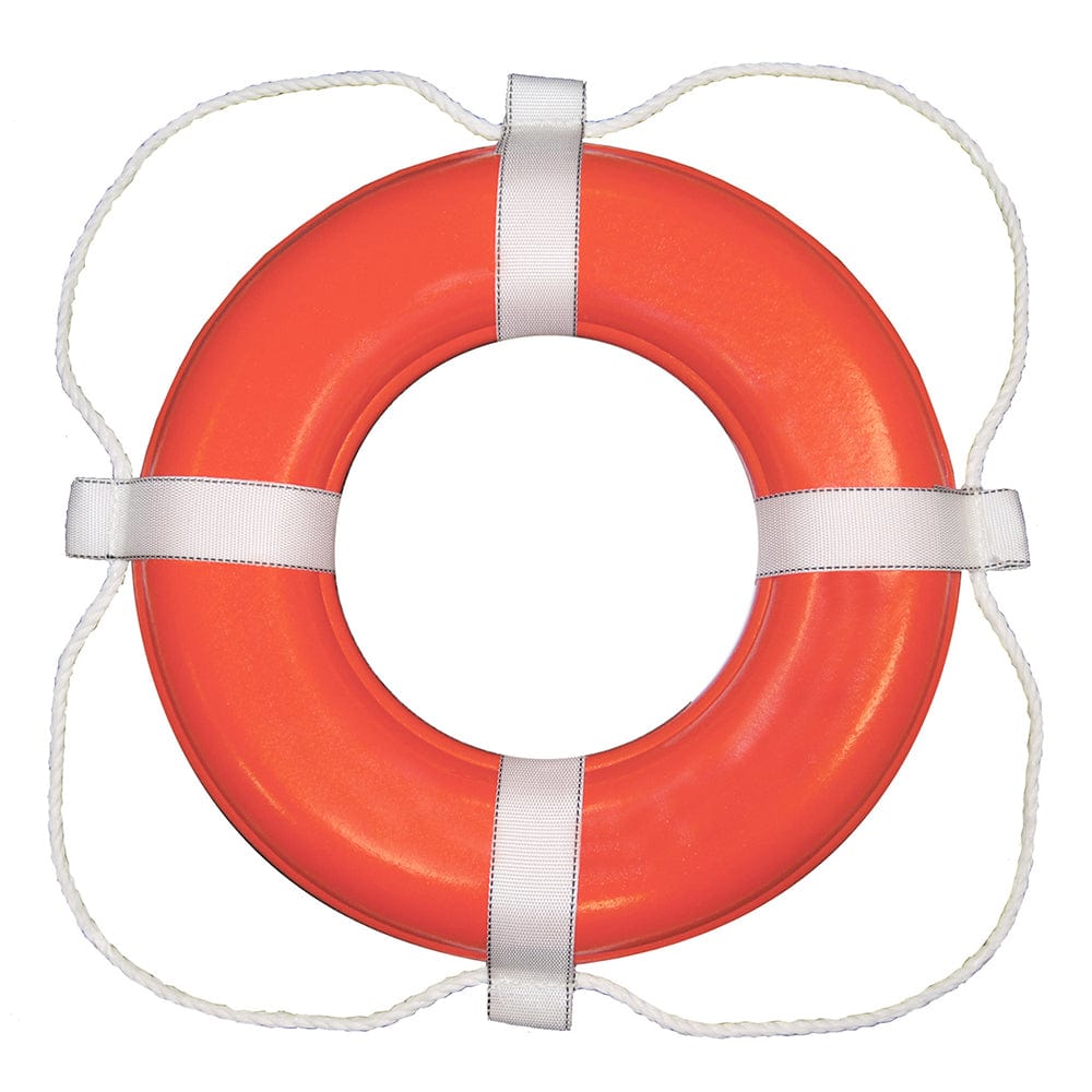 Taylor Made Foam Ring Buoy - 20" - Orange w/White Grab Line [363] - The Happy Skipper
