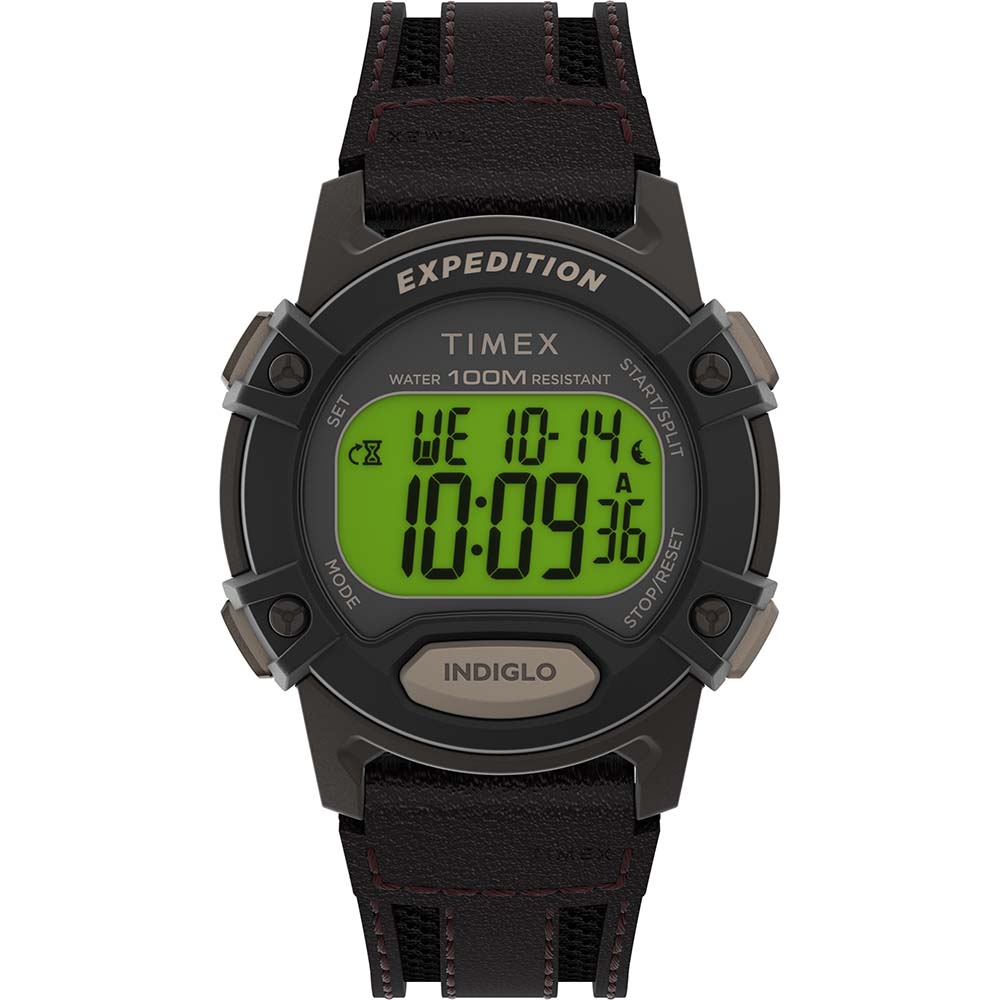 Timex Expedition Cat 5 - Brown Resin Case - Brown/Black Band [TW4B24500] - The Happy Skipper