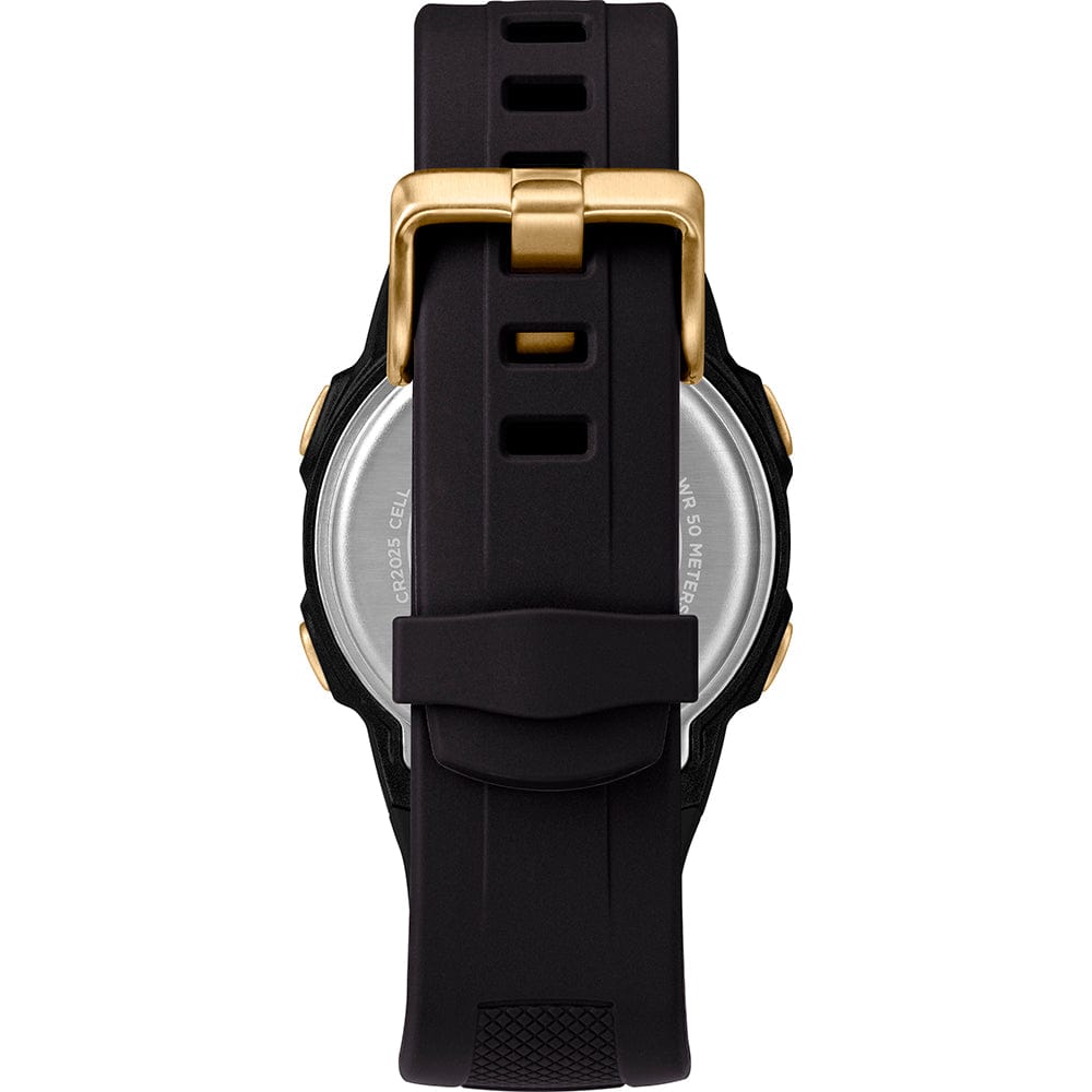 Timex T100 Black/Gold - 150 Lap [TW5M33600SO] - The Happy Skipper