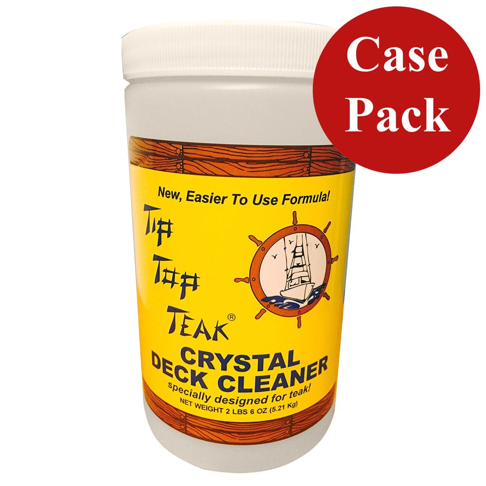 Tip Top Teak Tip Top Teak Crystal Deck Cleaner - Quart (2lbs 6oz) - *Case of 12* [TC 2000CASE] - The Happy Skipper