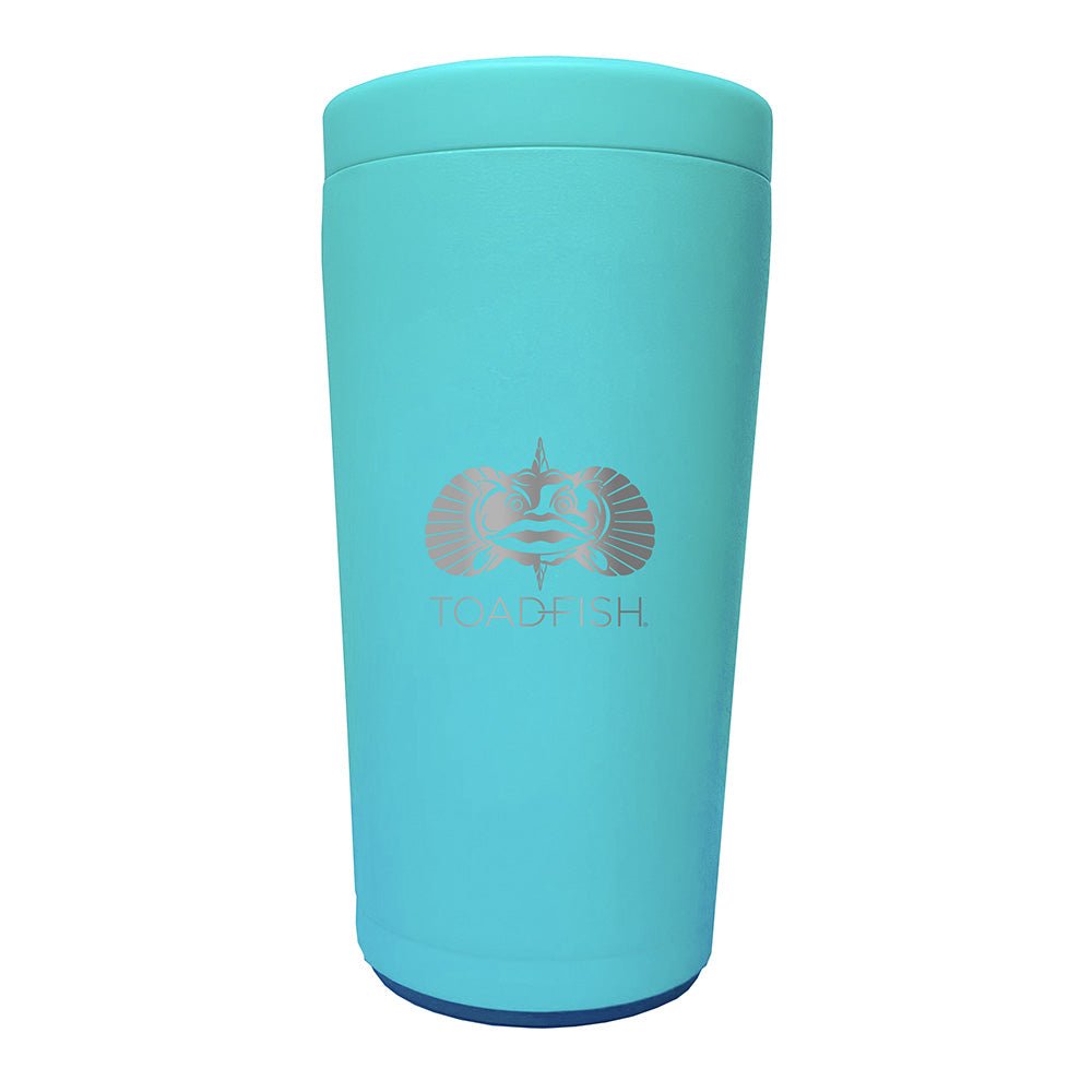 Toadfish Non-Tipping Can Cooler 2.0 - Universal Design - Teal [5004] - The Happy Skipper