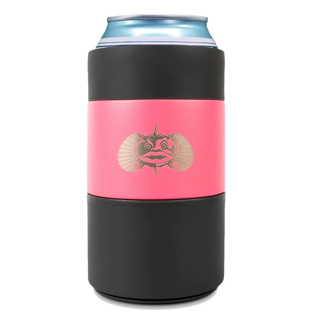Toadfish Non-Tipping Can Cooler + Adapter - 12oz - Pink [1066] - The Happy Skipper