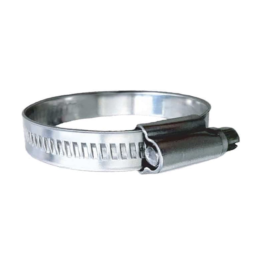Trident Marine 316 SS Non-Perforated Worm Gear Hose Clamp - 15/32" Band - (1-1/4" 1-3/4") Clamping Range - 10-Pack - SAE Size 20 [710-1141] - The Happy Skipper