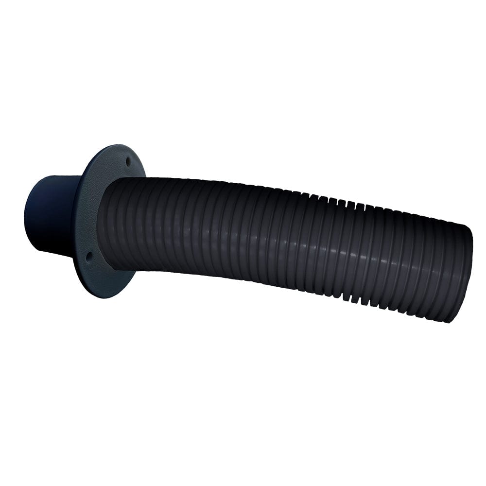 Trident Marine 4 Black Stern Flex Hose w/Transom Flange [TFK-4] - The Happy Skipper