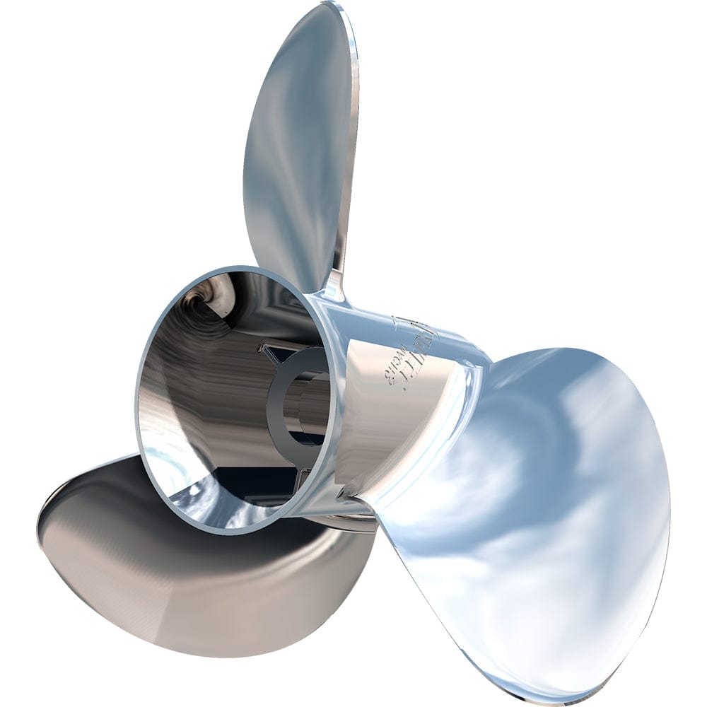 Turning Point Express Mach3 - Left Hand - Stainless Steel Propeller - EX-1415-L - 3-Blade - 15" x 15 Pitch [31501522] - The Happy Skipper