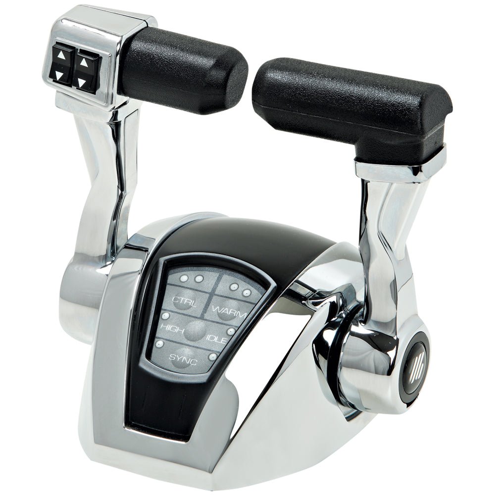 UFlex Power A Electronic Control Package - Dual Engine/Single Station - Mechanical Throttle/Mechanical Shift w/Trim [MM21T] - The Happy Skipper