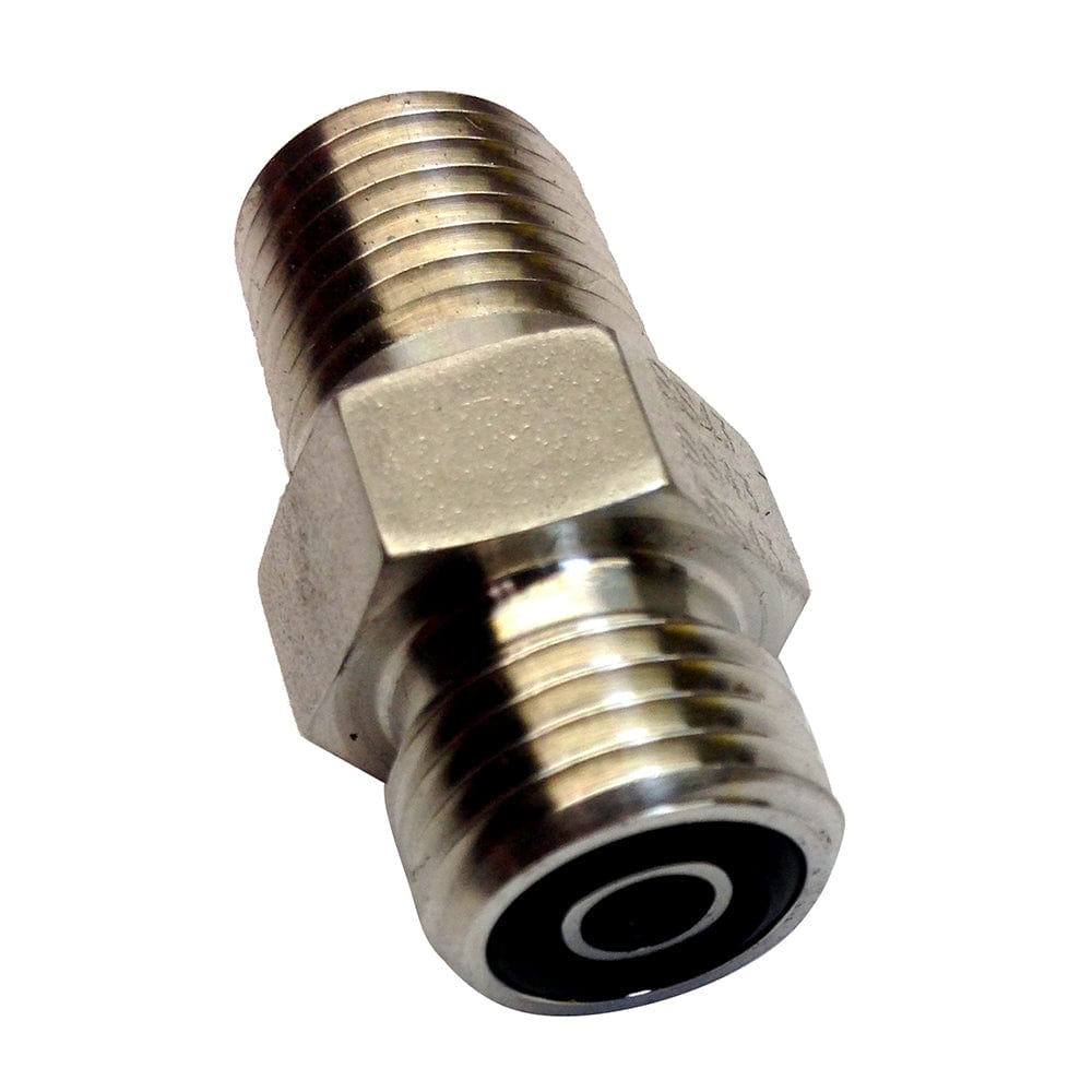 Uflex Powertech Male Connector f/Autopilot to ORF Hose [UPS 4-4 FLO-SS] - The Happy Skipper