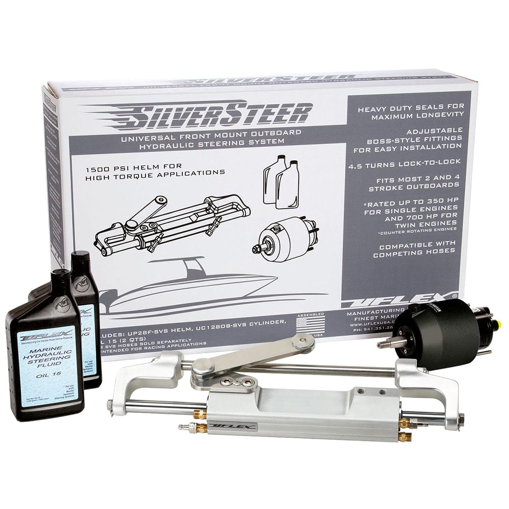 Uflex SilverSteer Outboard Hydraulic Tilt Steering System - UC130 V1 [SILVERSTEERXP1T] - The Happy Skipper