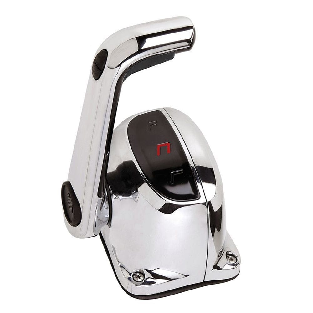 UflexSingle Lever Top Mount Control w/Neutral Lock Trim Switch - Chrome [B501CHT/L] - The Happy Skipper