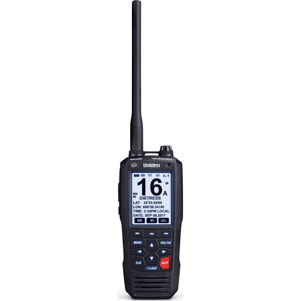 Uniden MHS335BT Handheld VHF Radio w/GPS Bluetooth [MHS335BT] - The Happy Skipper