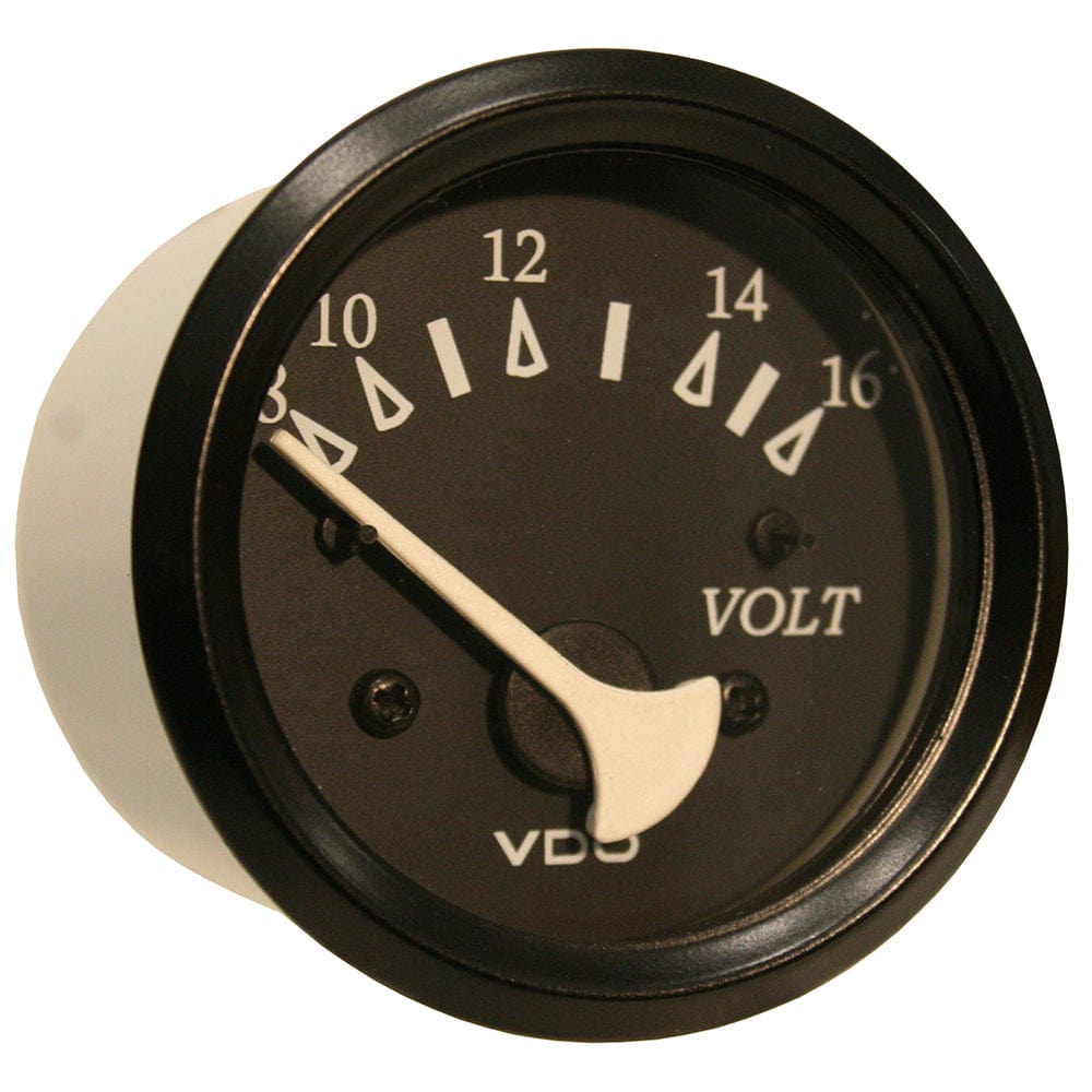 VDO Cockpit Marine 52mm (2-1/16") Voltmeter- Black Dial/Bezel [332-11805] - The Happy Skipper