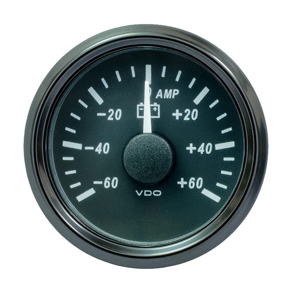 VDO SingleViu 52mm (2-1/16") Ammeter - 60 AMP [A2C3833080030] - The Happy Skipper