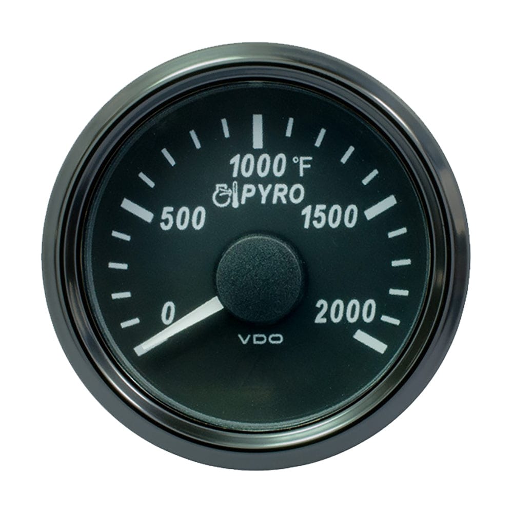 VDO SingleViu 52mm (2-1/16") Exhaust Gas Temp. Gauge - 2000F [A2C3833040030] - The Happy Skipper