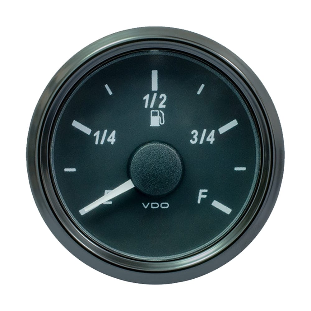 VDO SingleViu 52MM (2-1/16") Fuel Level Gauge - E/F Scale - 90-5 Ohm [A2C3833150030] - The Happy Skipper