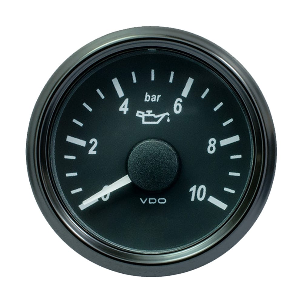 VDO SingleViu 52mm (2-1/16") Oil Pressure Gauge - 10 Bar - 0-180 Ohm [A2C3833170030] - The Happy Skipper