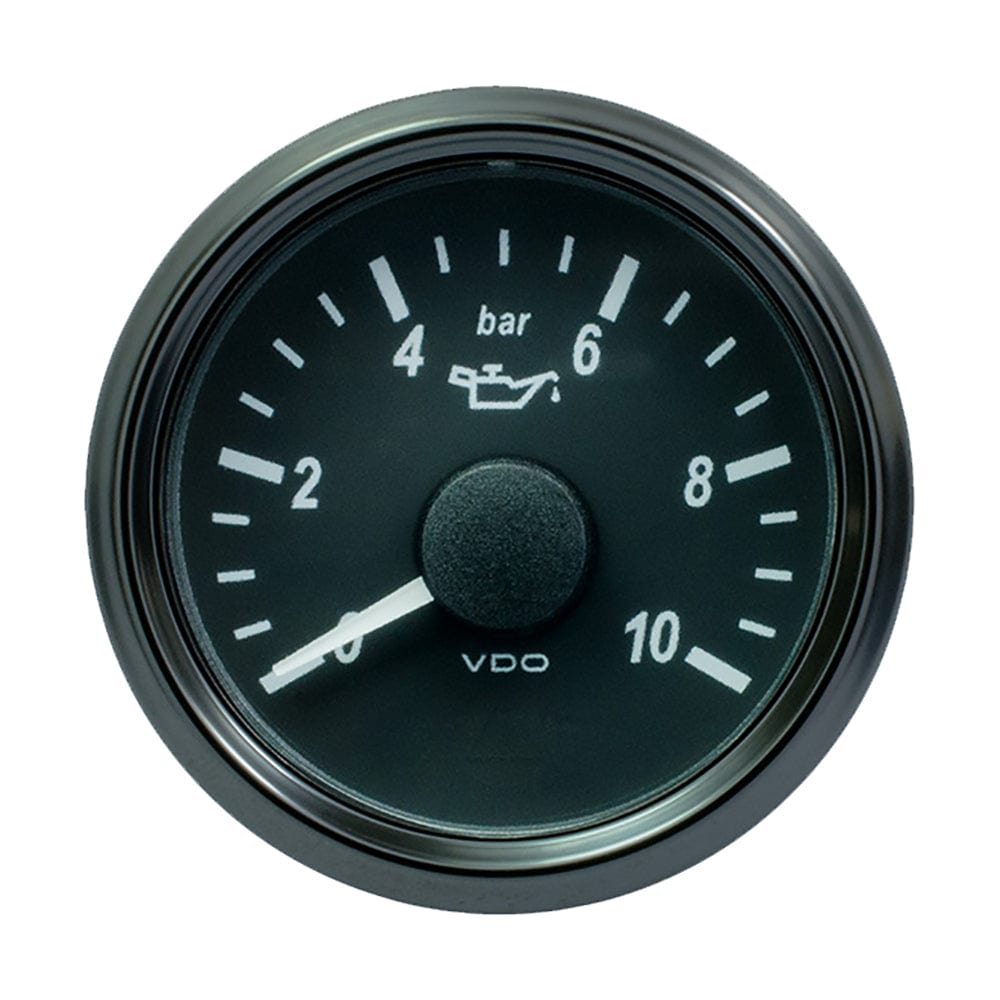 VDO SingleViu 52mm (2-1/16") Oil Pressure Gauge - 10 Bar - 0-4.5V [A2C3832690030] - The Happy Skipper