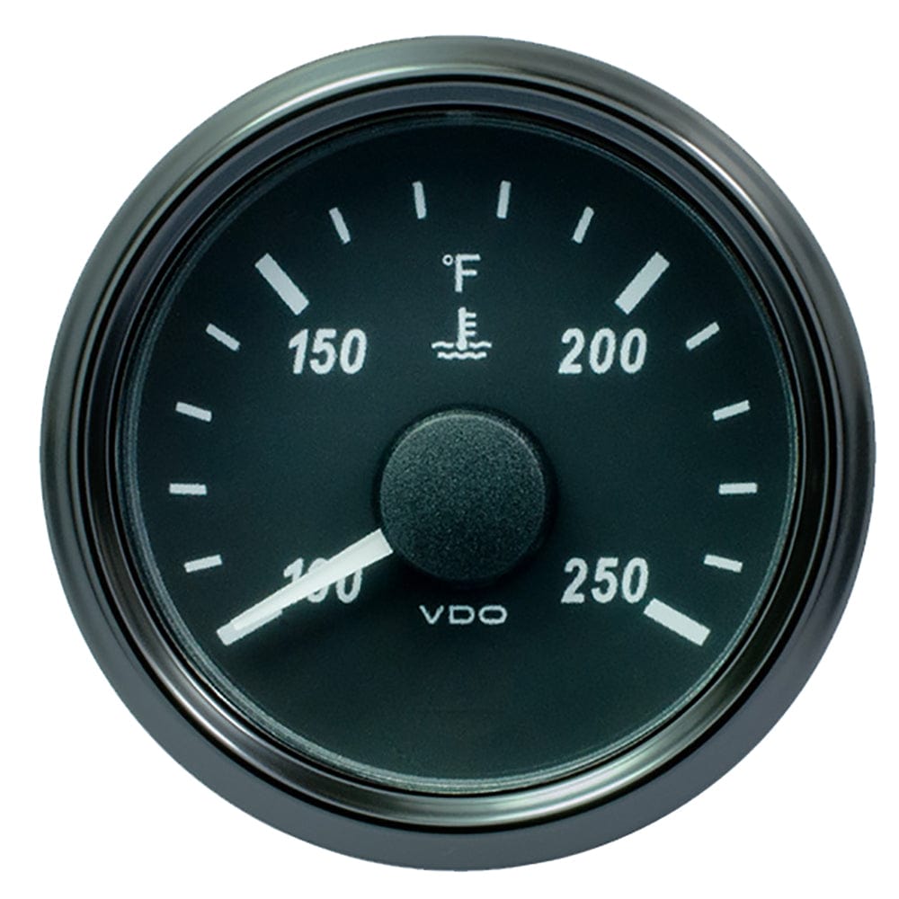 VDO SingleViu 52mm (2-1/16") Water Temp. Gauge - 250 F - 291-22 OHM [A2C3833350030] - The Happy Skipper