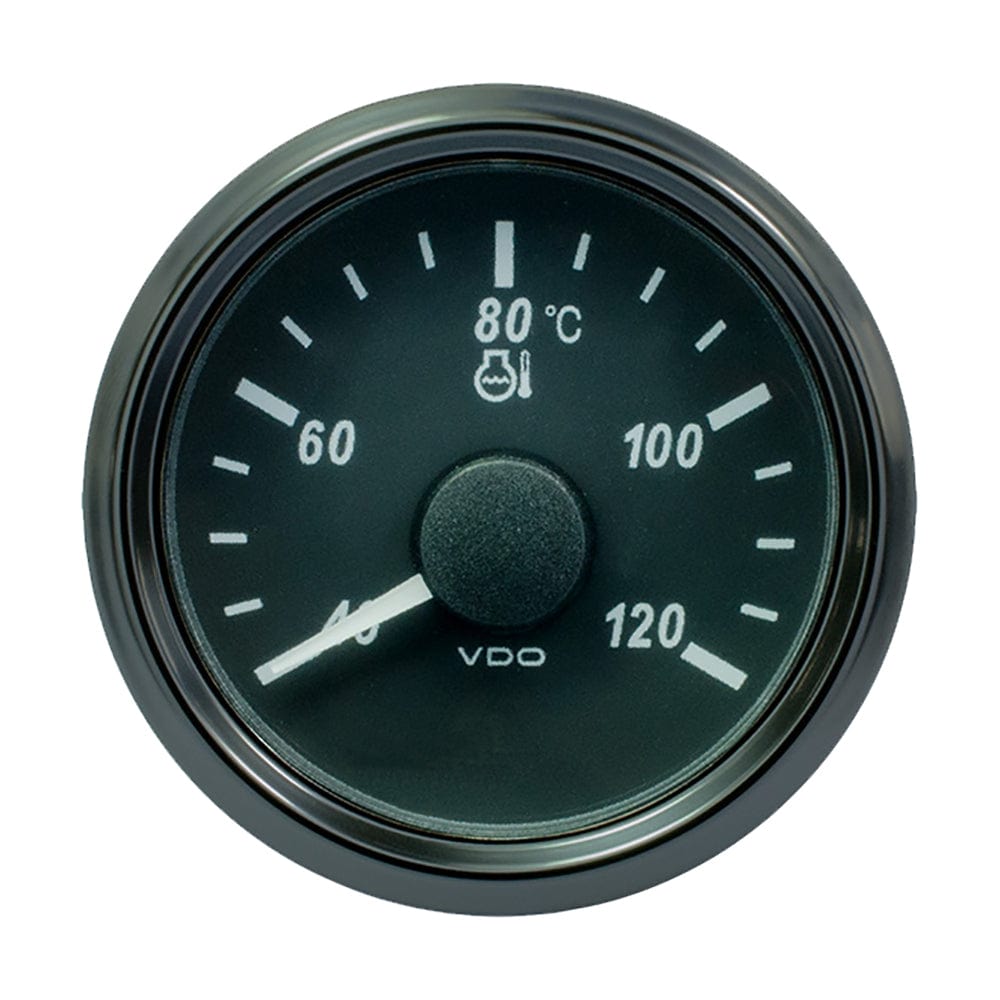 VDO SingleViu 52mm (2-1/16") Water Temp. Gauge - Euro - 120 C - 291-22 ohm [A2C3833330030] - The Happy Skipper