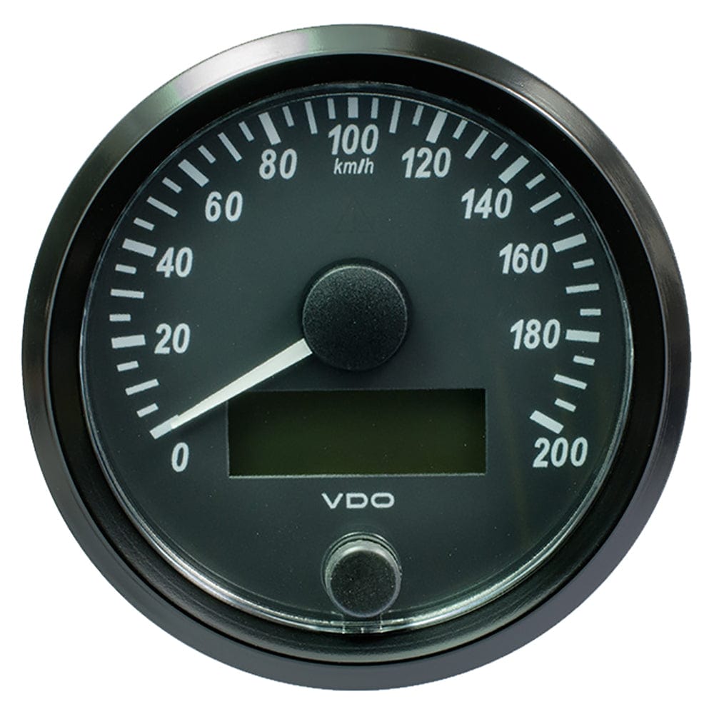 VDO SingleViu 80mm (3-1/8") Speedometer - 200 KM/H [A2C3832940030] - The Happy Skipper