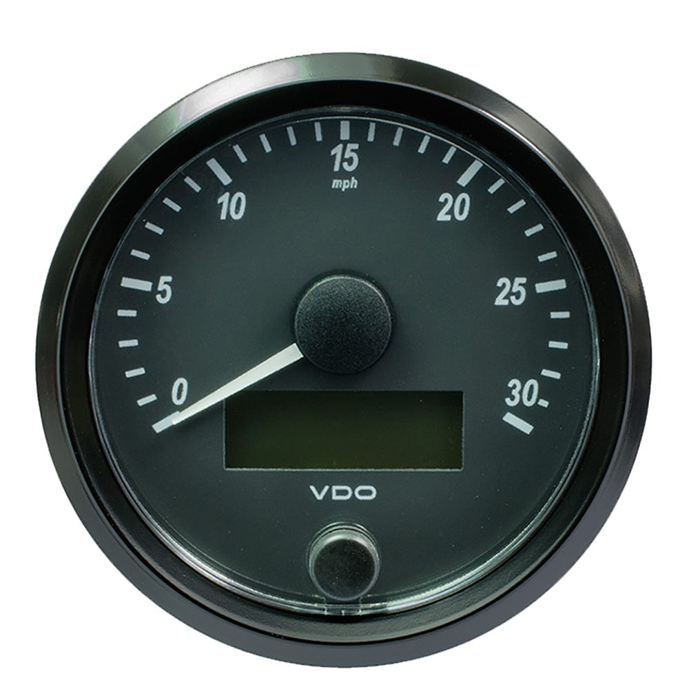 VDO SingleViu 80mm (3-1/8") Speedometer - 30 MPH [A2C3832880030] - The Happy Skipper