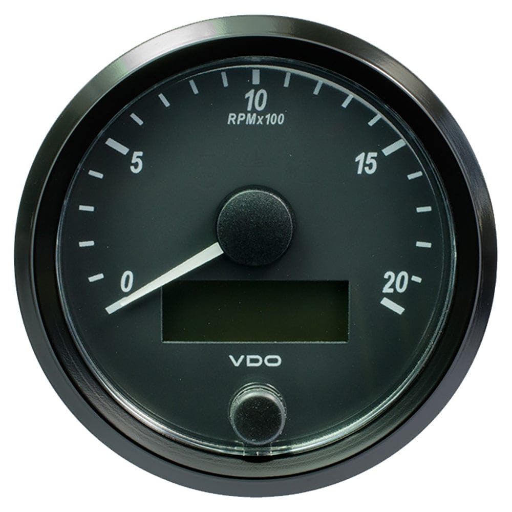 VDO SingleViu 80mm (3-1/8") Tachometer - 2000 RPM [A2C3832960030] - The Happy Skipper