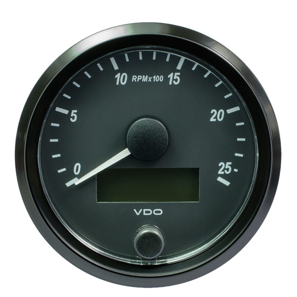 VDO SingleViu 80mm (3-1/8") Tachometer - 2500 RPM [A2C3832970030] - The Happy Skipper