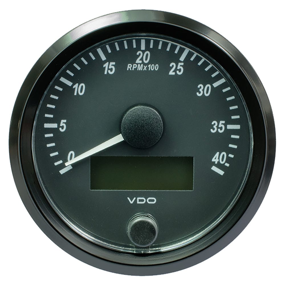 VDO SingleViu 80mm (3-1/8") Tachometer - 4,000 RPM [A2C3832990030] - The Happy Skipper