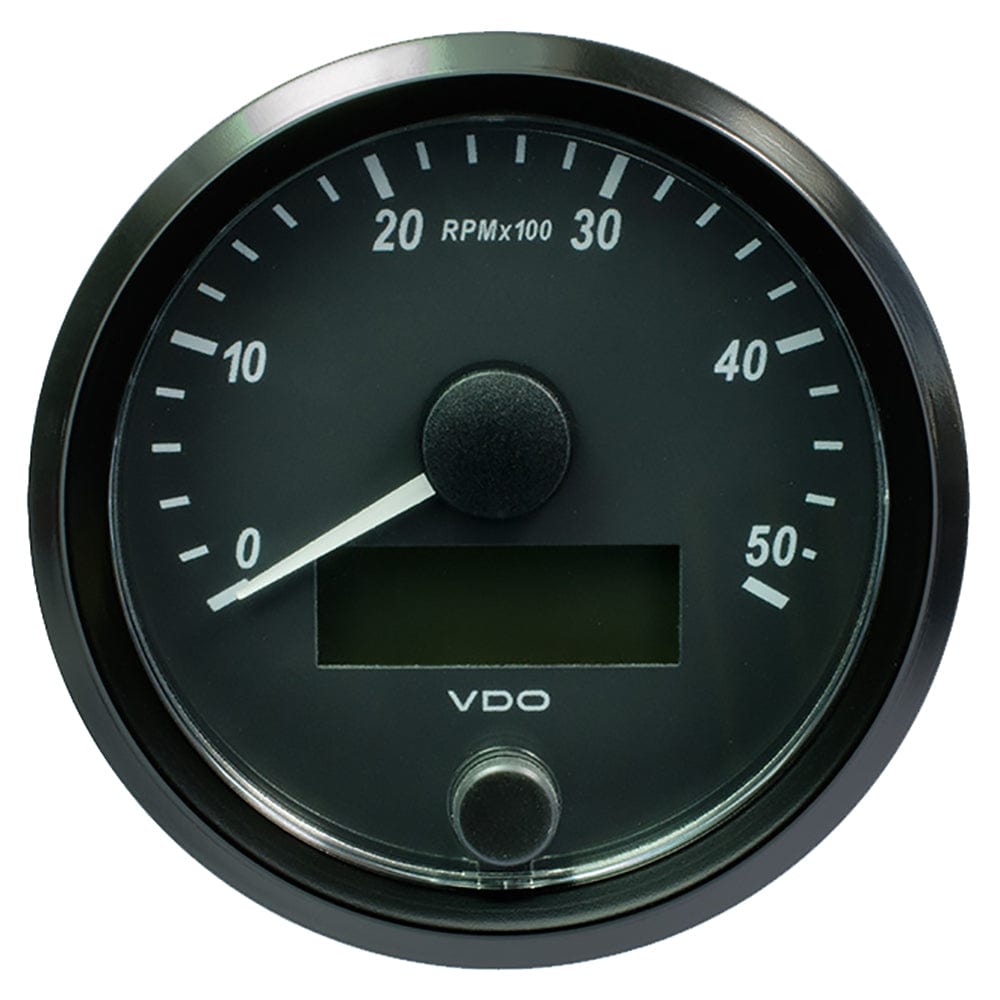 VDO SingleViu 80mm (3-1/8") Tachometer - 5000 RPM [A2C3833000030] - The Happy Skipper