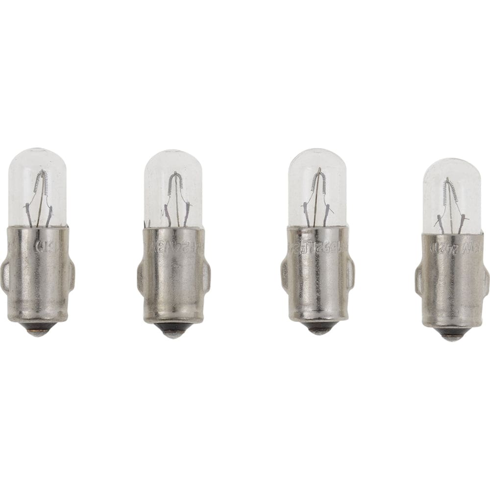 VDO Type A - White Metal Base Bulb - 24V - 4-Pack [600-807] - The Happy Skipper
