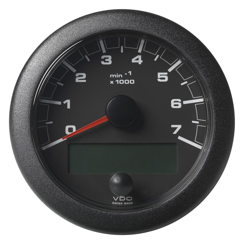 Veratron 3-3/8" (85MM) OceanLink NMEA 2000 Tachometer - 7000 RPM - Black Dial Bezel [A2C1065810001] - The Happy Skipper