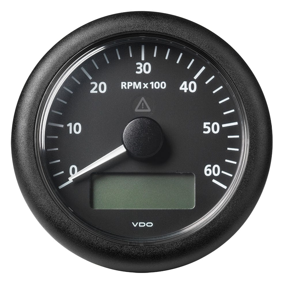 Veratron 3-3/8" (85MM) ViewLine Tachometer w/Multi-Function Display - 0 to 6000 RPM - Black Dial Bezel [A2C59512393] - The Happy Skipper