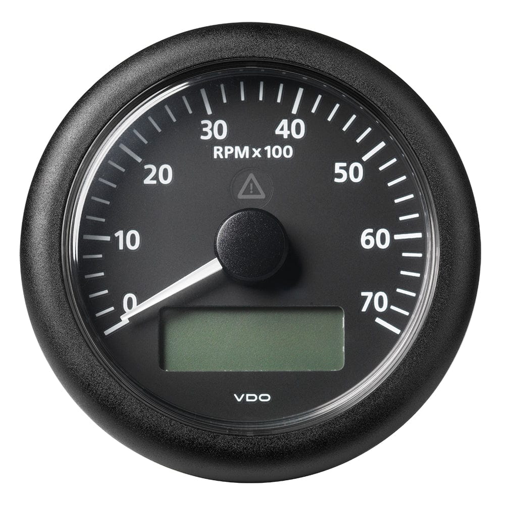 Veratron 3-3/8" (85MM) ViewLine Tachometer w/Multi-Function Display - 0 to 7000 RPM - Black Dial Bezel [A2C59512394] - The Happy Skipper