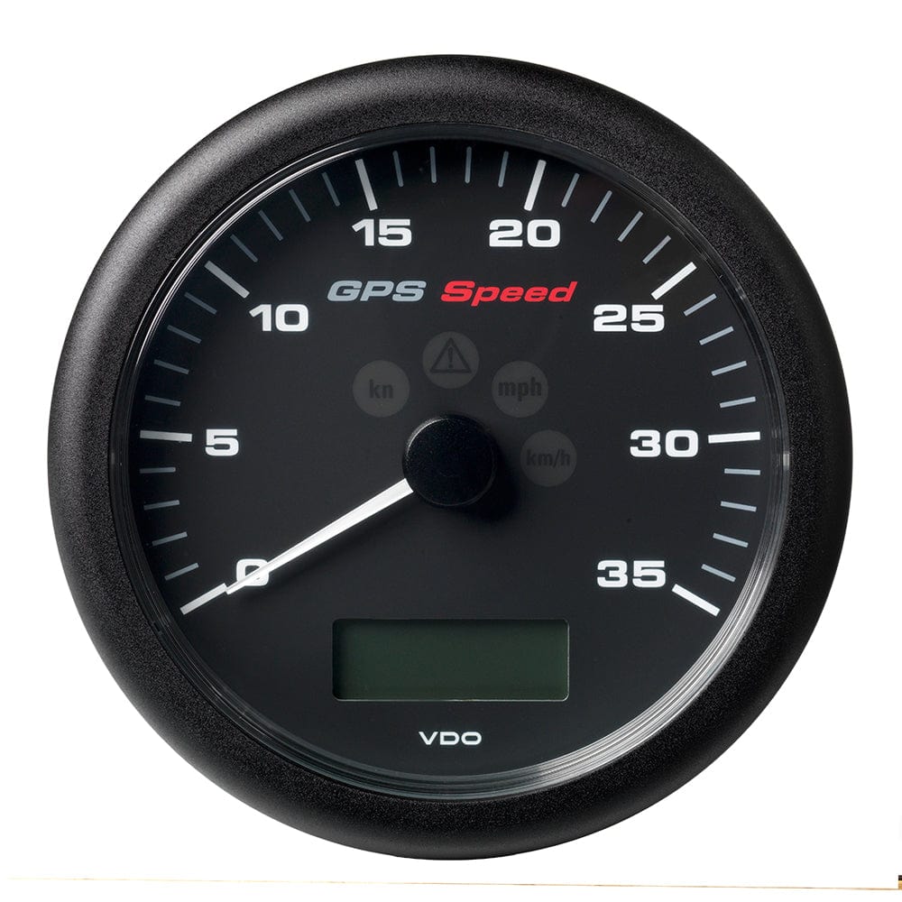 Veratron 4-1/4" (110MM) ViewLine GPS Speedometer 0-35 KNOTS/KMH/MPH - 8 to 16V Black Dial Bezel [A2C59501782] - The Happy Skipper