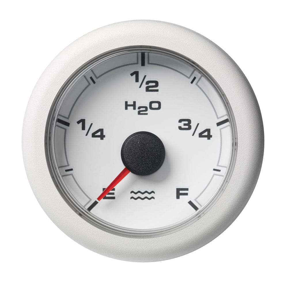 Veratron 52MM (2-1/16") OceanLink Fresh Water Empty Gauge - White Dial Bezel [A2C1065920001] - The Happy Skipper