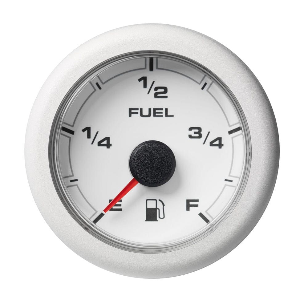 Veratron 52MM (2-1/16") OceanLink Fuel Level Gauge - White Dial Bezel [A2C1065940001] - The Happy Skipper