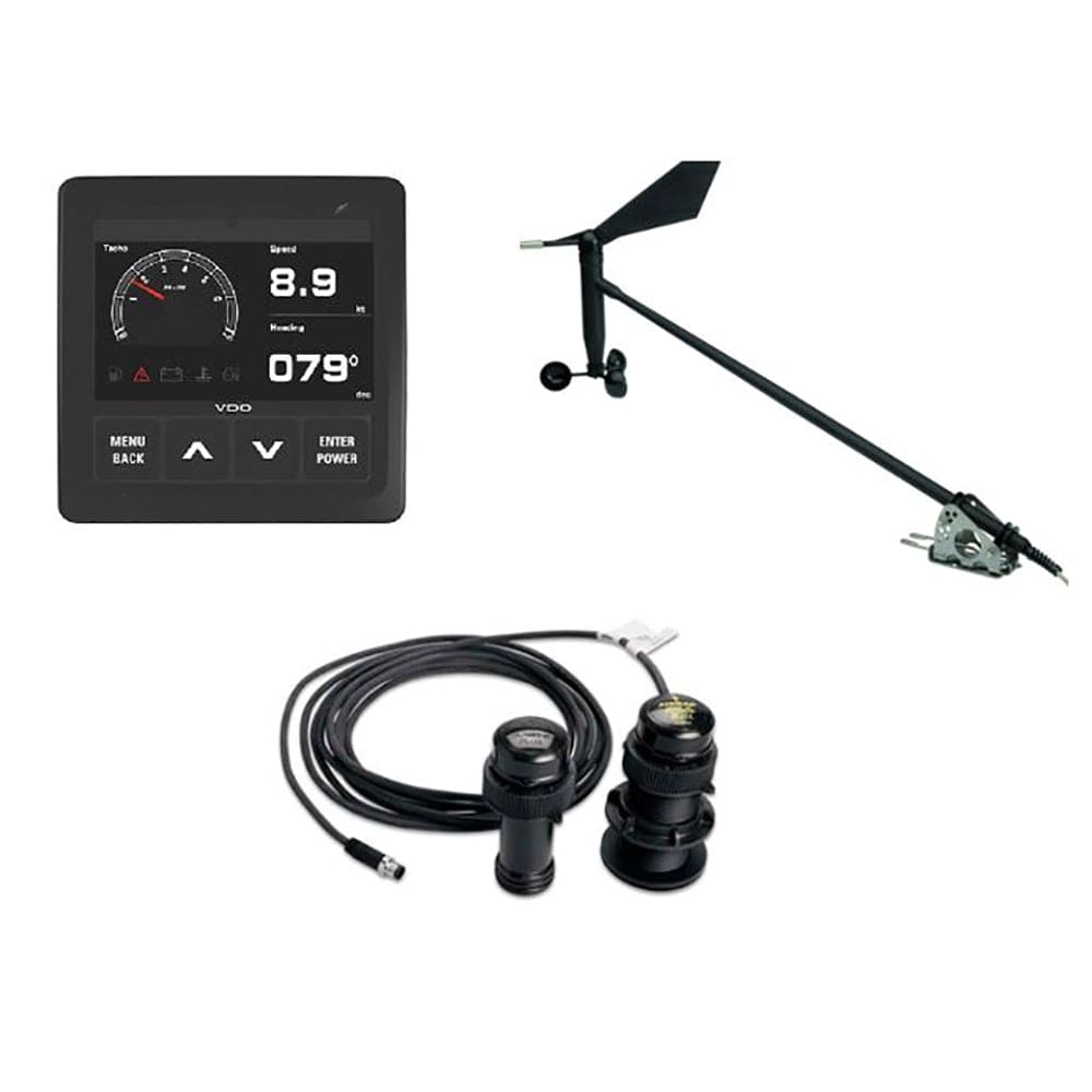 Veratron Navigation Kit f/Sail, Wind Sensor, Transducer, Display Cables [A2C1352150002] - The Happy Skipper
