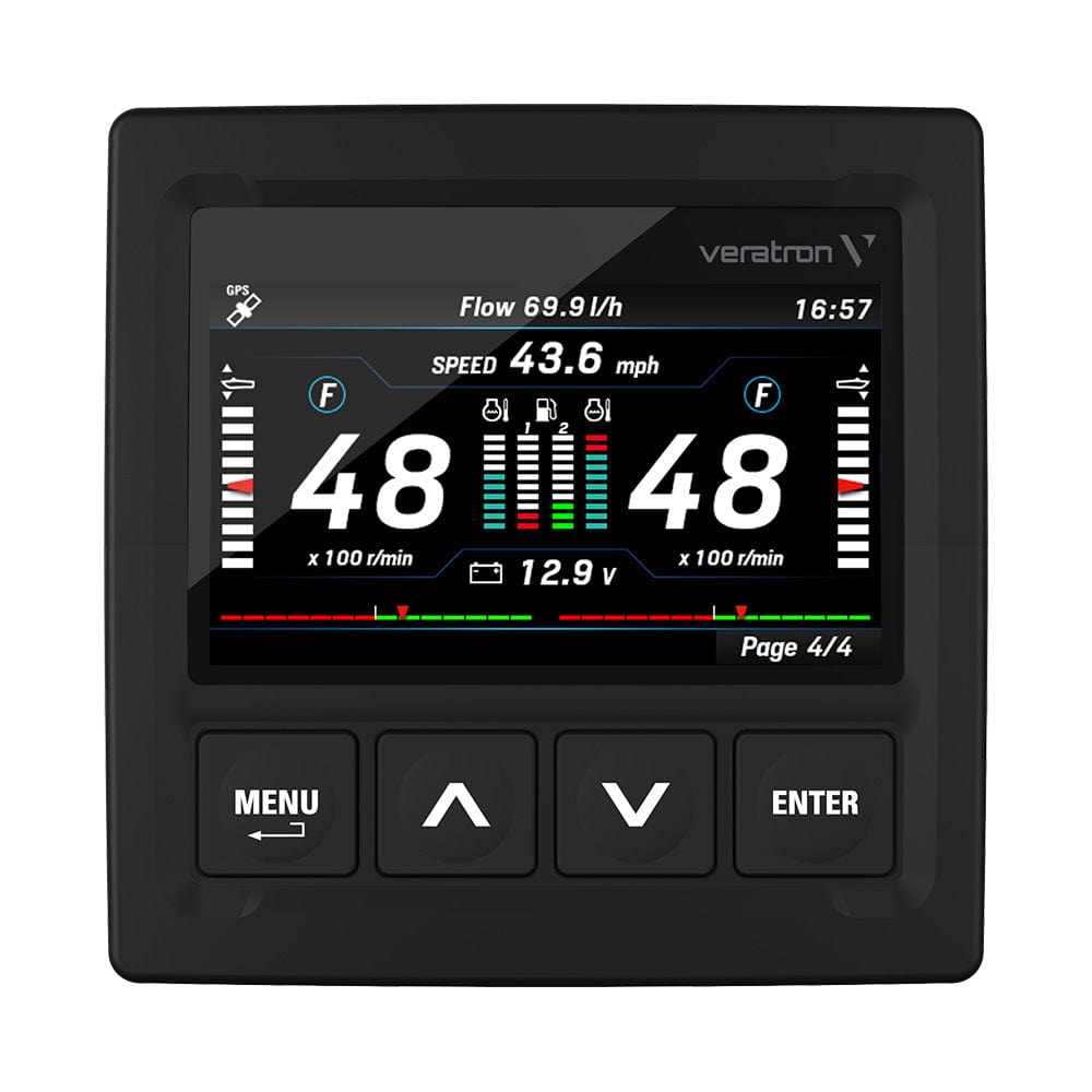 Veratron OceanLink 4.3" NMEA 2000 Certified TFT Gateway - Black [A2C1352150001] - The Happy Skipper