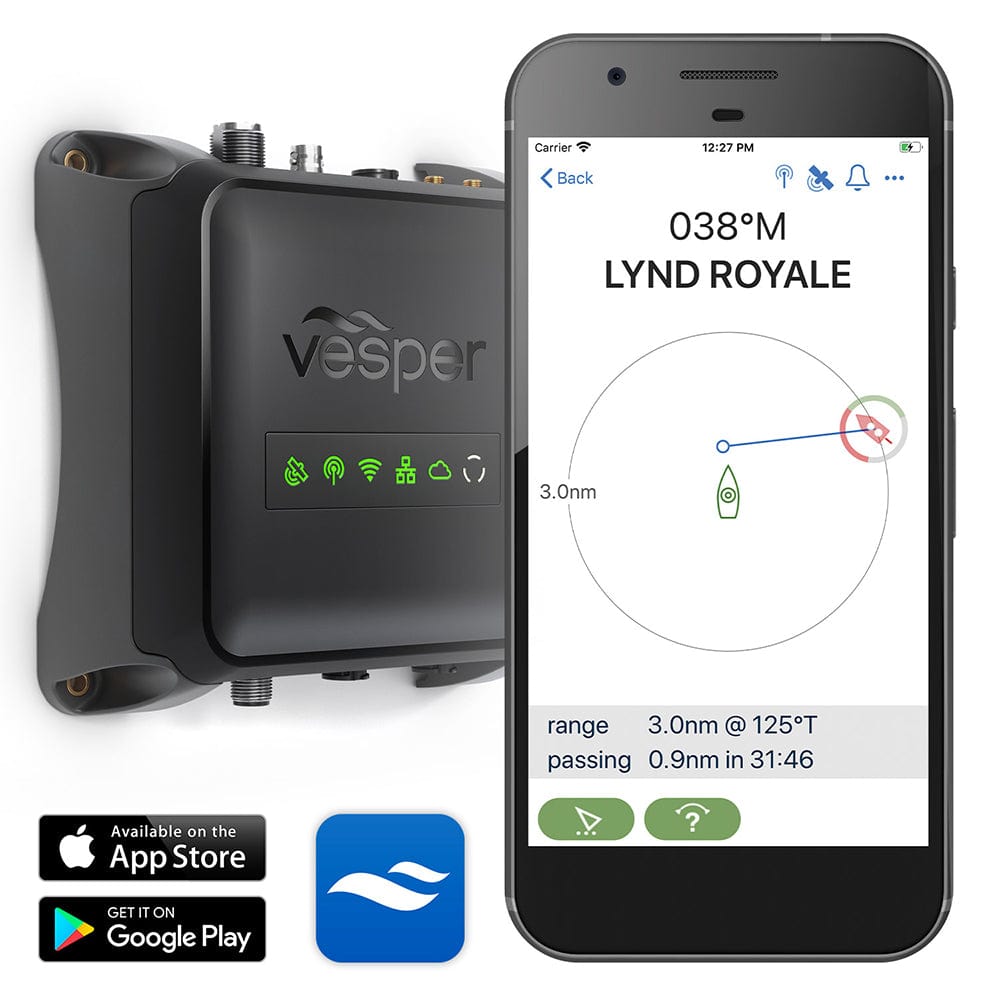 Vesper Cortex M1- Full Class B SOTDMA SmartAIS Transponder w/Remote Vessel Monitoring - Only Works in North America [010-02815-00] - The Happy Skipper