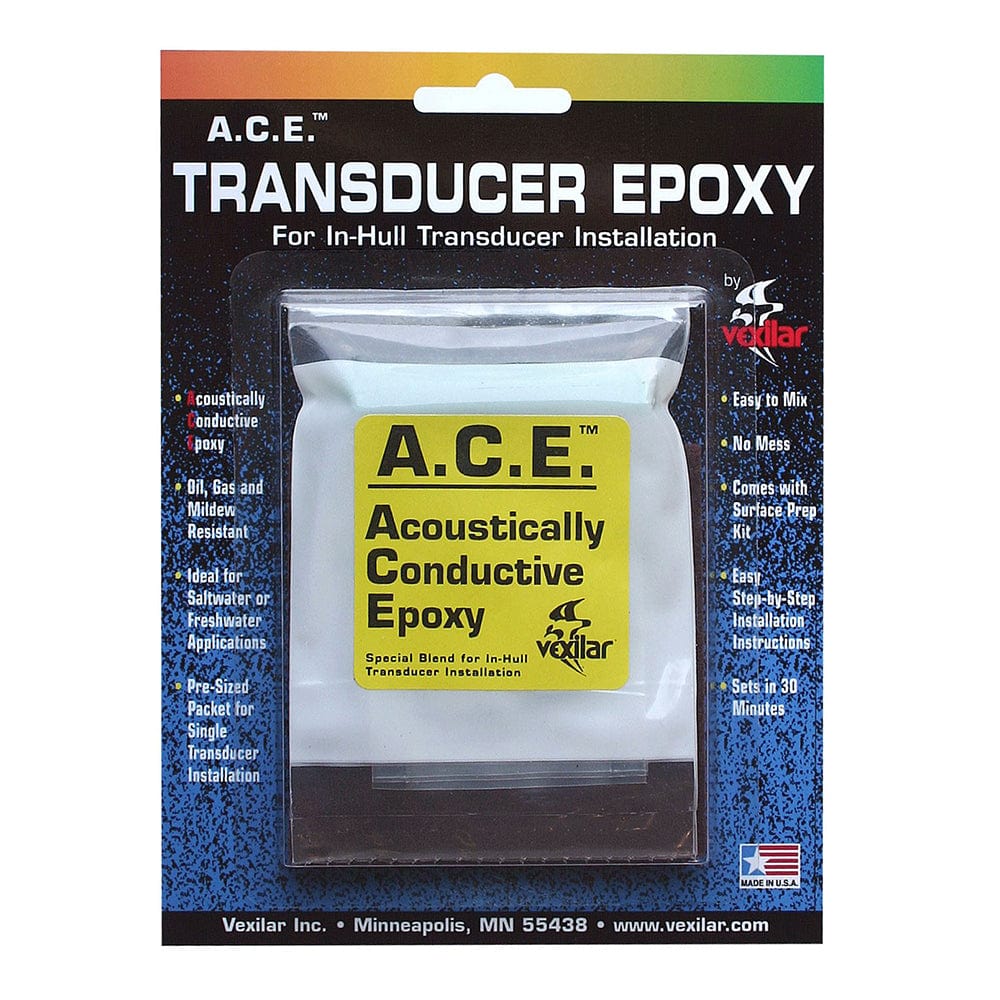 Vexilar A.C.E. Transducer Epoxy [ACE001] - The Happy Skipper