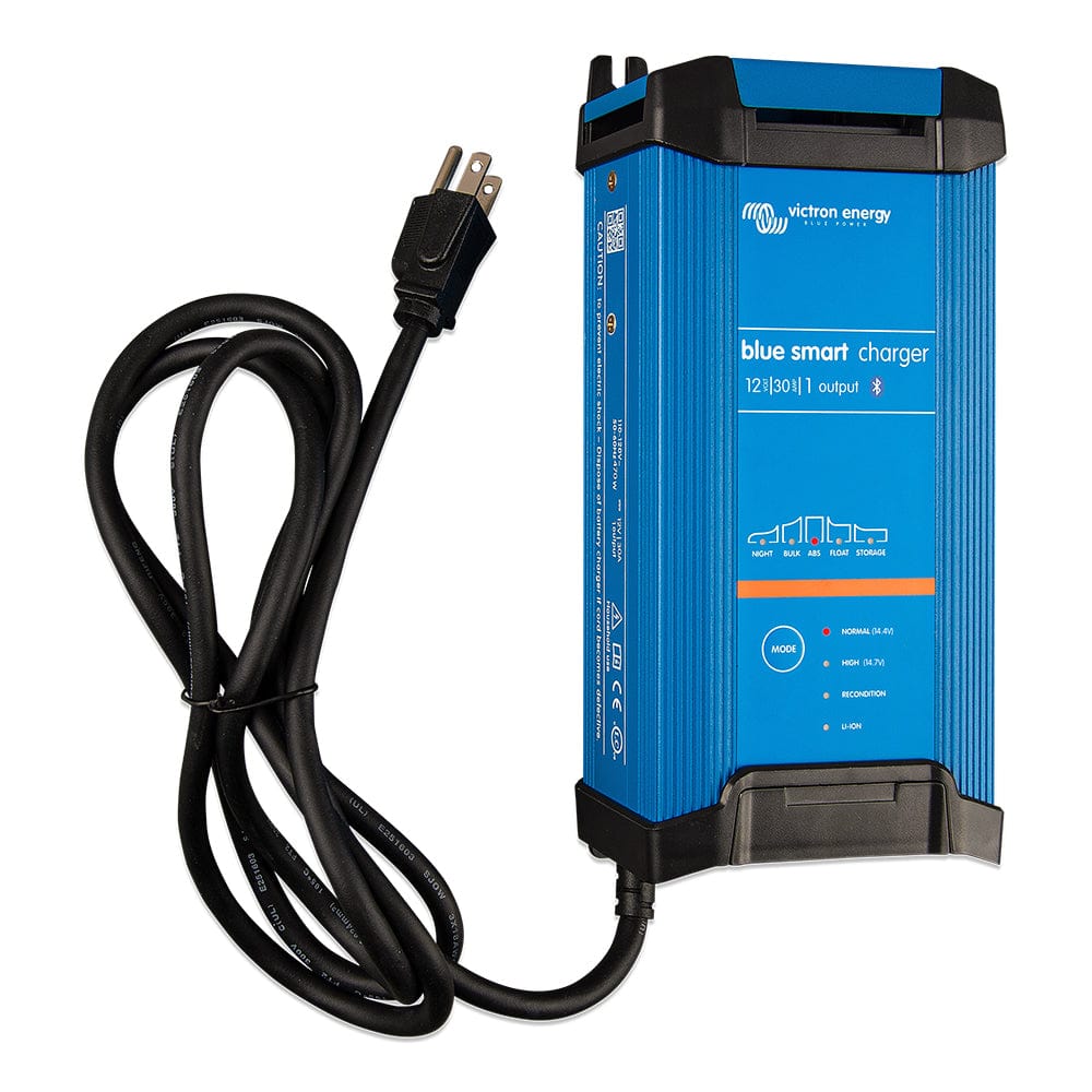 Victron Blue Smart IP22 12VDC 30A 1 Bank 120V Charger - Dry Mount [BPC123047102] - The Happy Skipper