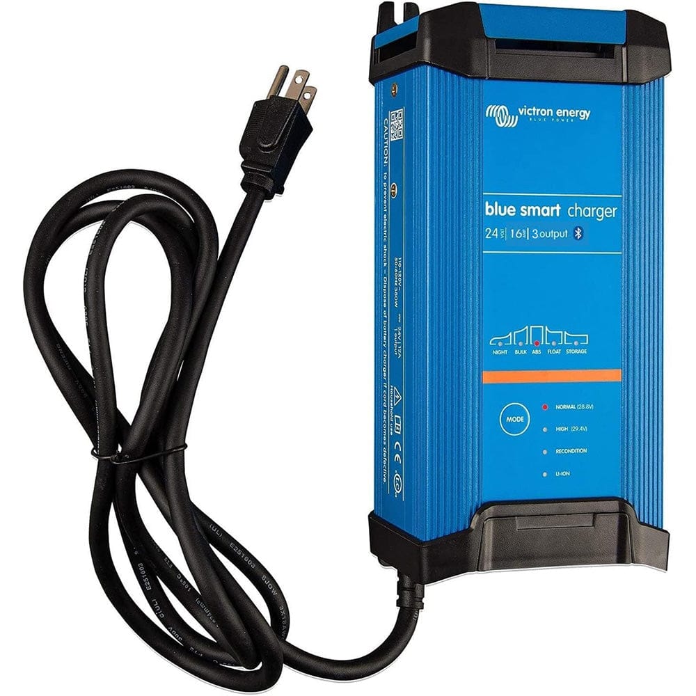 Victron Blue Smart IP22 24VDC 16A 3 Bank 120V Charger - Dry Mount [BPC241648102] - The Happy Skipper