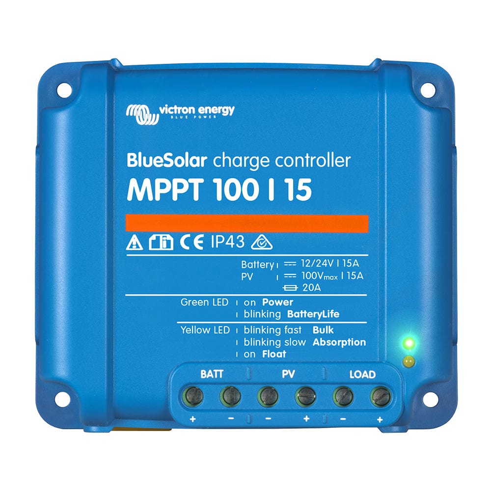 Victron BlueSolar MPPT Charge Controller - 100V - 15AMP - UL Approved [SCC010015200R] - The Happy Skipper