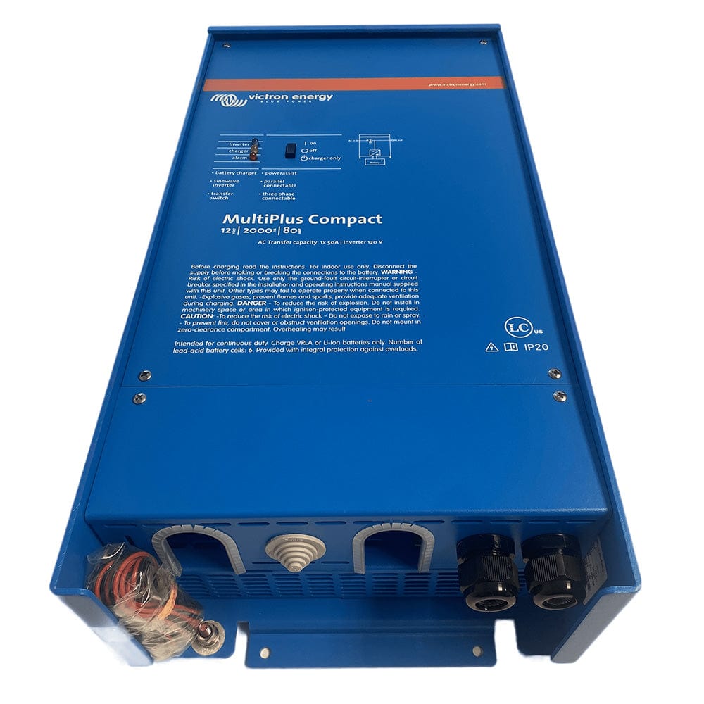 Victron MultiPlus Compact 12/2000/80-150 120V VE.Bus UL Approved [CMP122200102] - The Happy Skipper